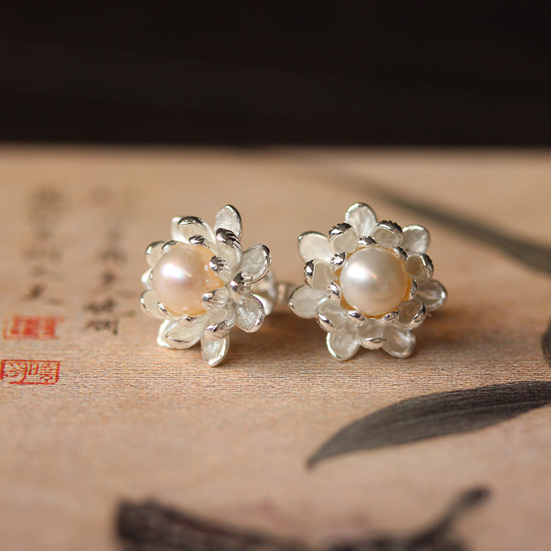 匠心啟航閱讀珍珠耳釘