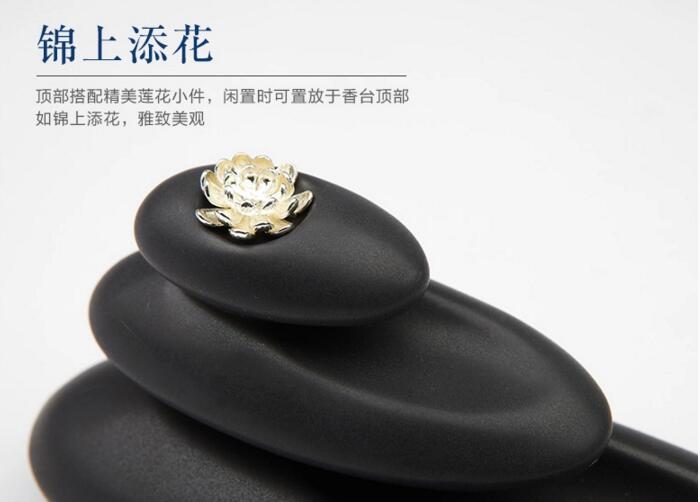 西藏瑪尼堆倒流香爐，創(chuàng)意陶瓷塔香倒流香香爐