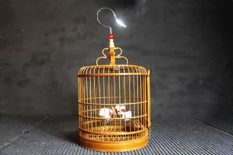 畫(huà)眉鳥(niǎo)籠，竹子老料四川籠