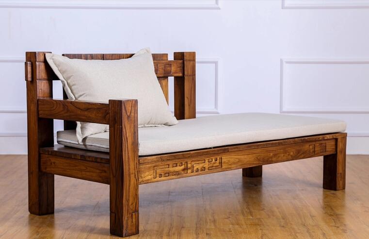 老榆木家具轉(zhuǎn)角客廳貴妃組合,榆木家具的優(yōu)點(diǎn)