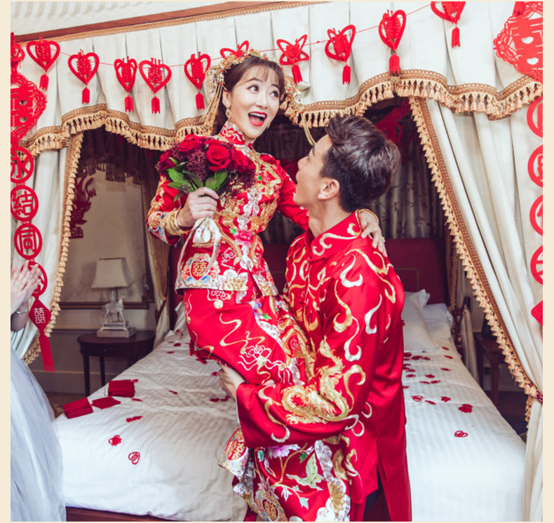 秀禾服新娘嫁衣中式婚紗結婚禮服