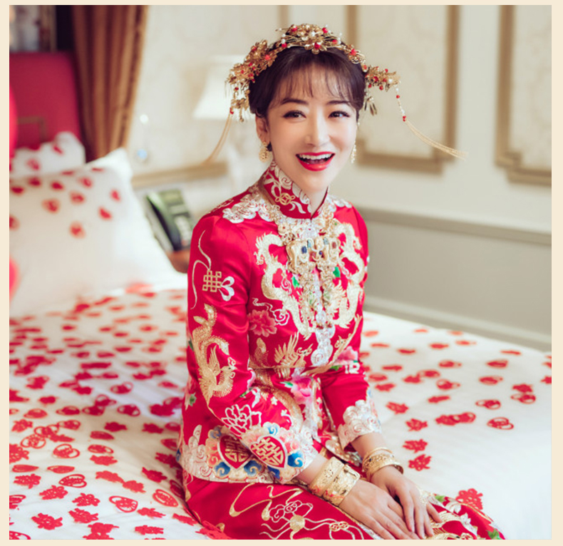 秀禾服新娘嫁衣中式婚紗結婚禮服