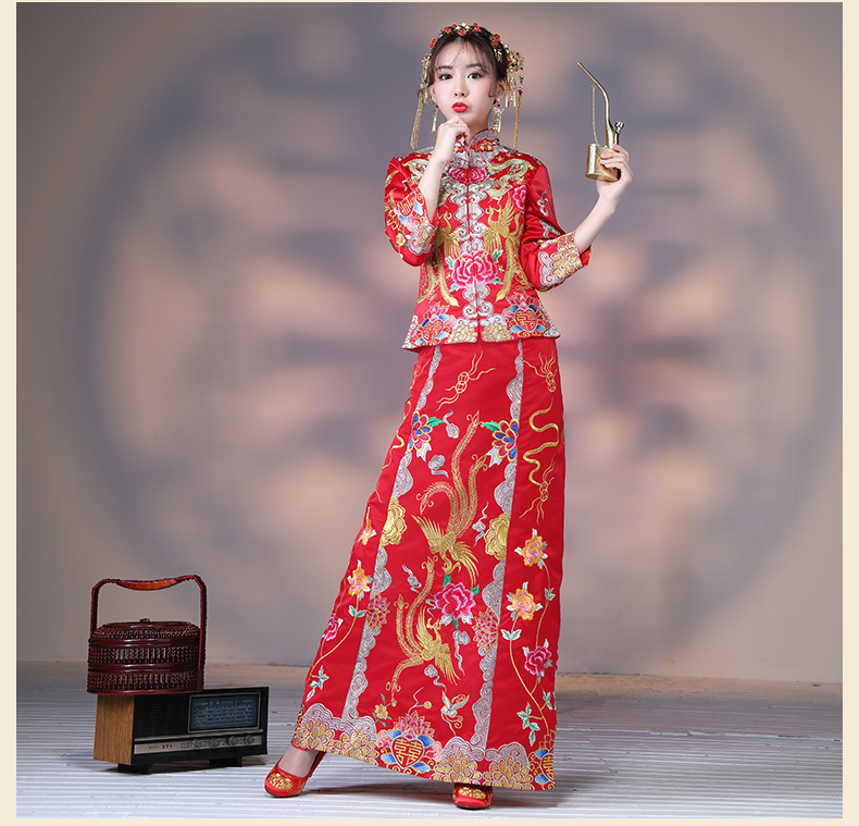 秀禾服新娘嫁衣中式婚紗結婚禮服