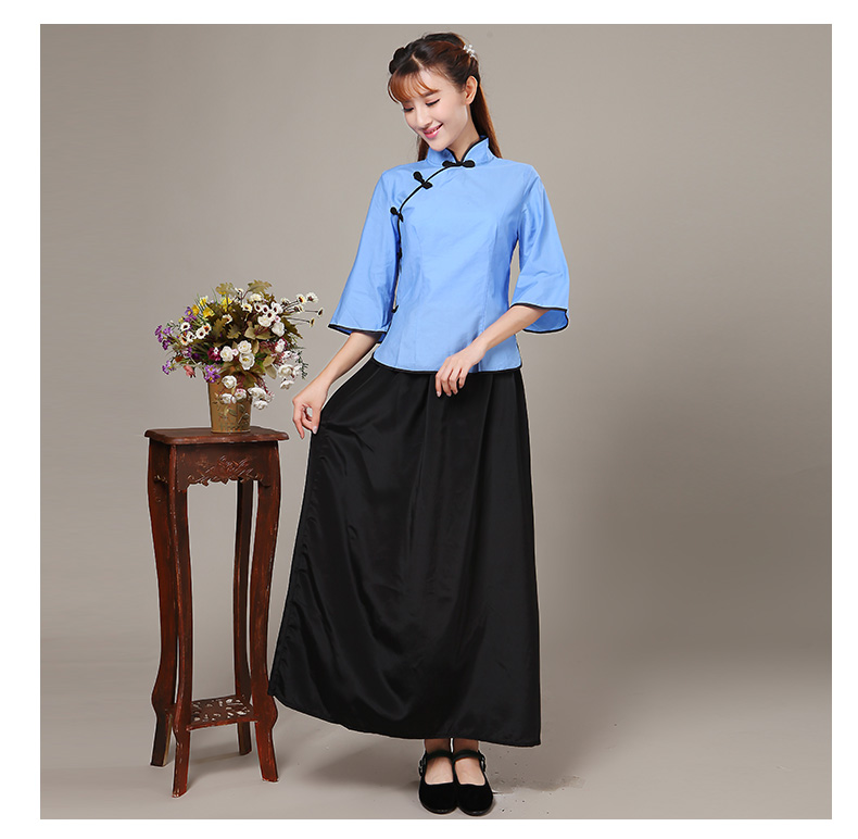 五四青年裝民國(guó)學(xué)生裝畢業(yè)校服