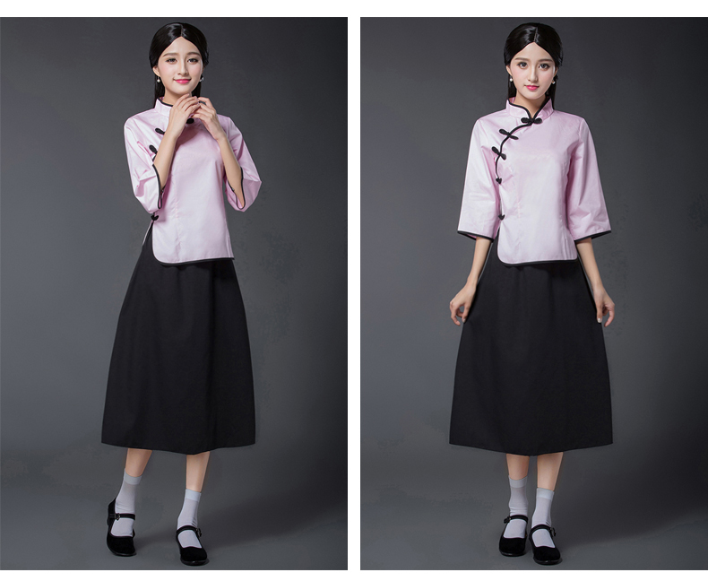 民國風(fēng)學(xué)生裝五四青年裝，復(fù)古服裝女裝中山裝