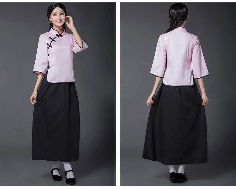民國風(fēng)學(xué)生裝五四青年裝，復(fù)古服裝女裝中山裝
