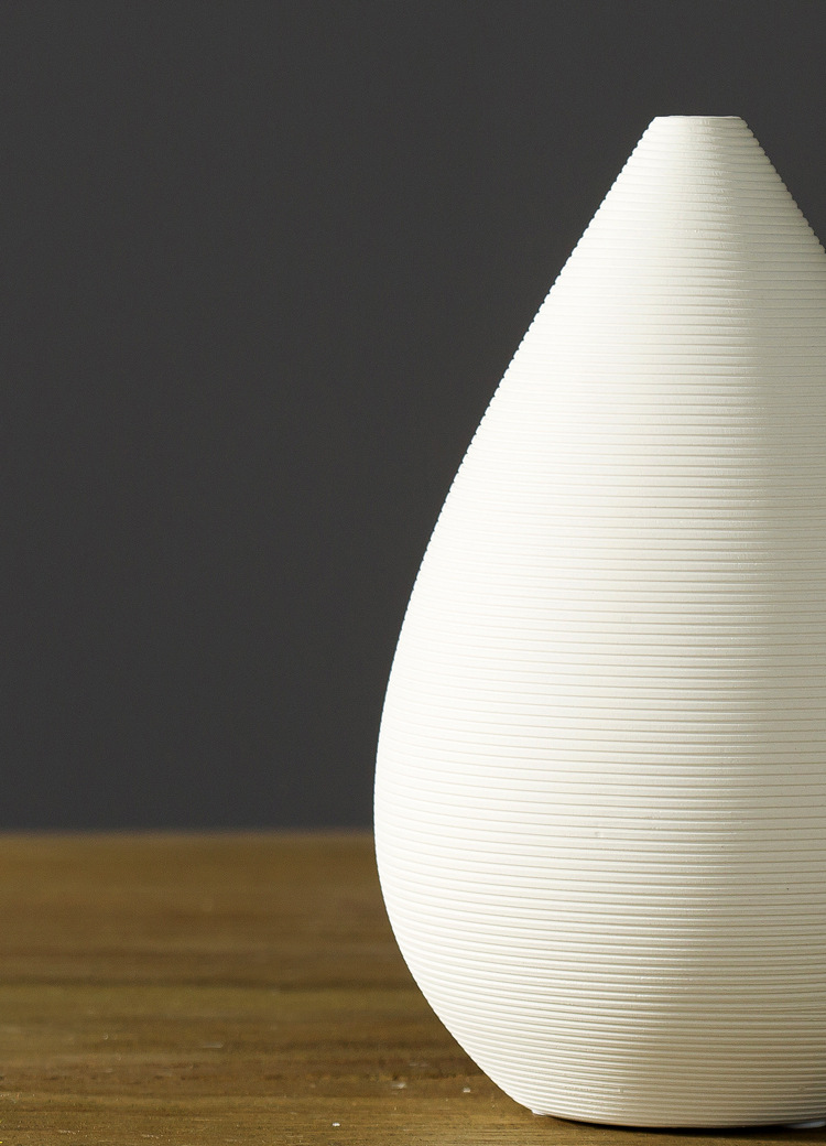 螺紋口陶瓷花瓶家居裝飾擺件