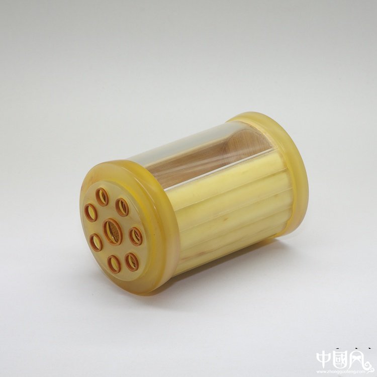 明制牛角開(kāi)窗蟈蟈筒海派精品