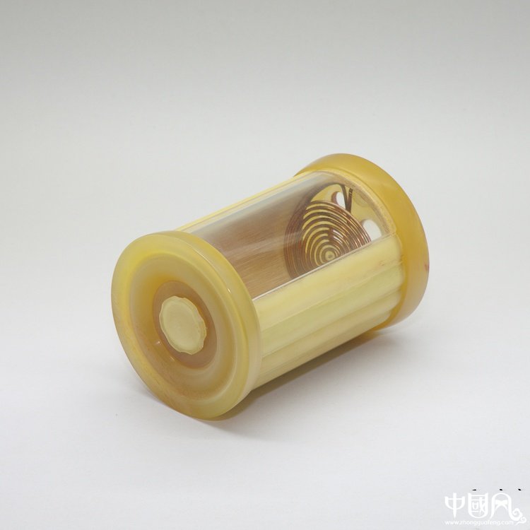 明制牛角開(kāi)窗蟈蟈筒海派精品