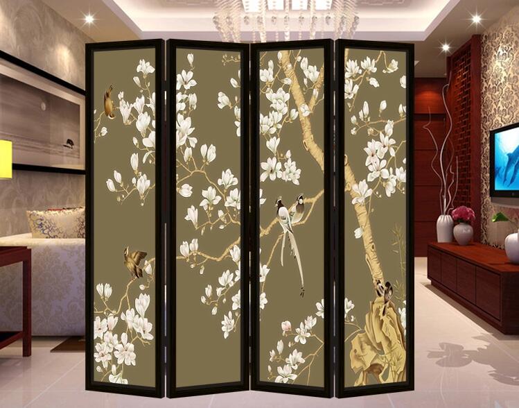 時尚簡約中式實木屏風(fēng)