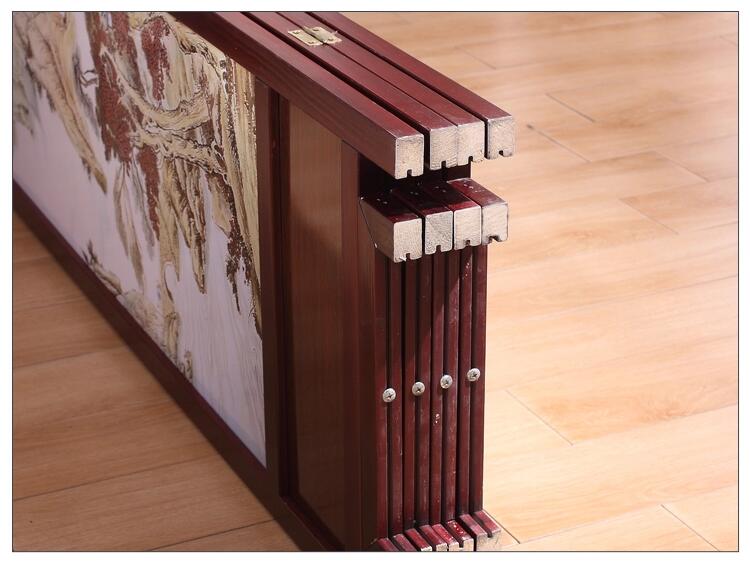 古典實木屏風(fēng)匠心啟航閱讀山屏風(fēng)隔斷