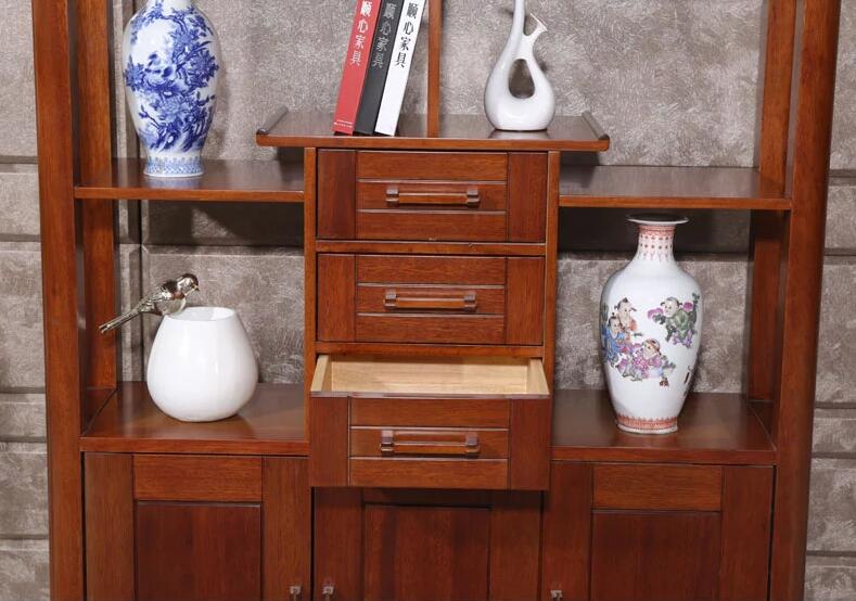 海棠木多寶格仿古簡(jiǎn)約中式博古架