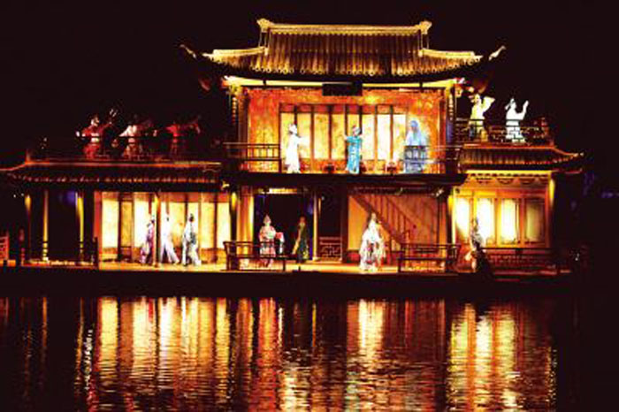 才子佳人，畫舫笙歌