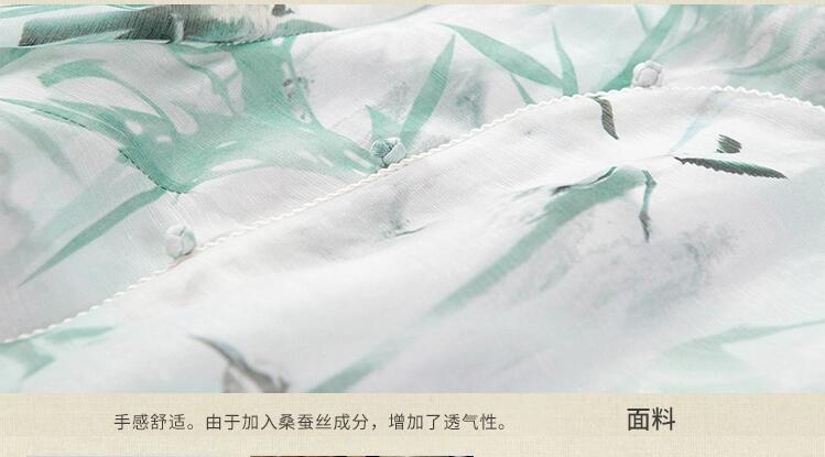 七分袖唐裝匠心啟航閱讀上衣