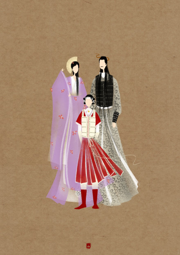 唯美匠心啟航閱讀扇子頭古裝發(fā)型