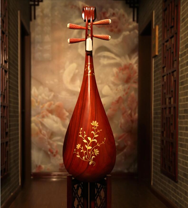 花梨木琵琶樂器