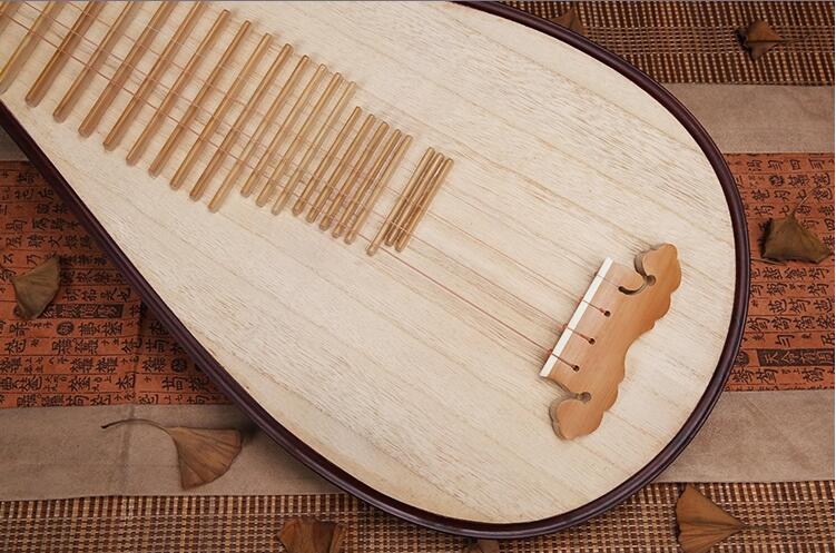 收藏老紅木琵琶樂(lè)器