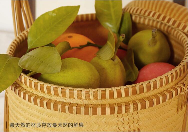 匠心啟航閱讀竹編收藏品手工竹籃