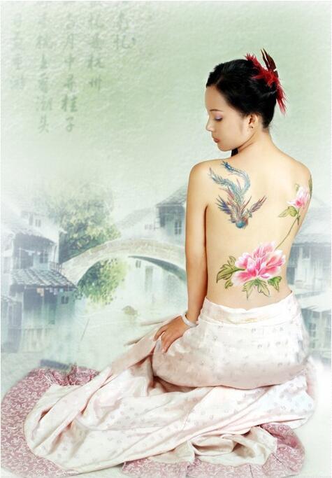 國風人體彩繪 彩繪藝術