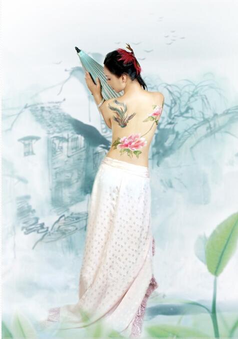 國風人體彩繪 彩繪藝術