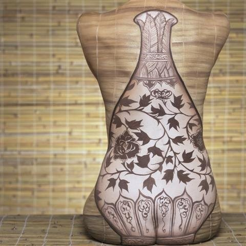 人體彩繪，彩繪圖片