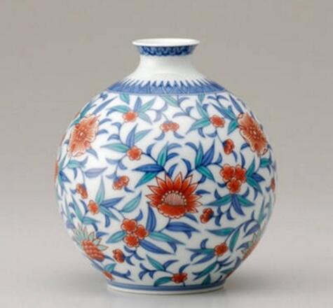 日本彩繪瓷器，彩繪圖片