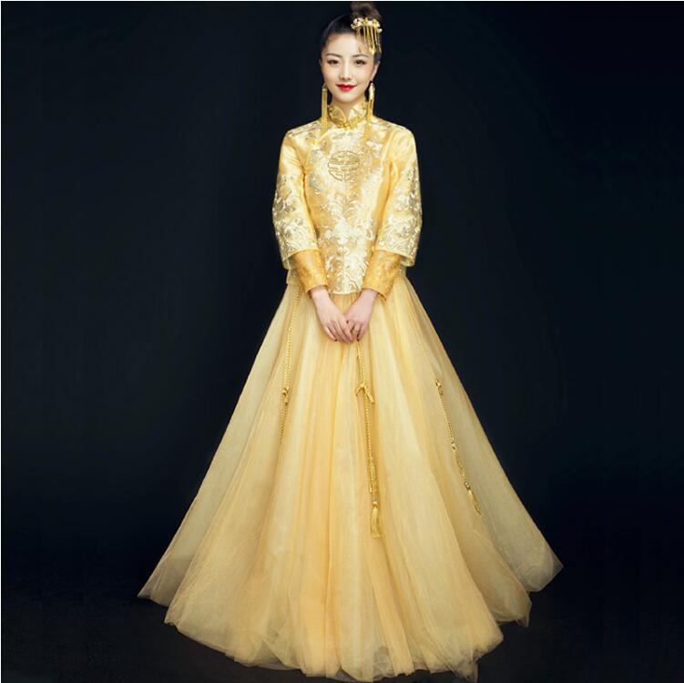 匠心啟航閱讀刺繡嫁衣中式禮服圖片