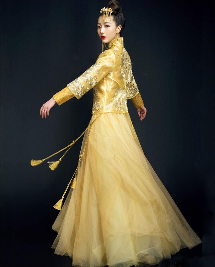 匠心啟航閱讀刺繡嫁衣中式禮服圖片