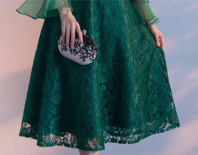 匠心啟航閱讀盤扣蘇繡印花中式禮服