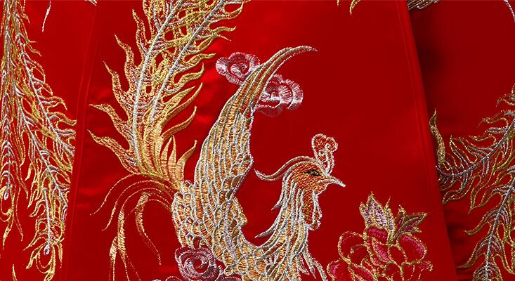 匠心啟航閱讀刺繡龍鳳褂新娘中式禮服
