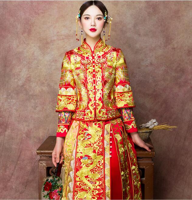 中式新娘服匠心啟航閱讀嫁衣中式禮服圖片