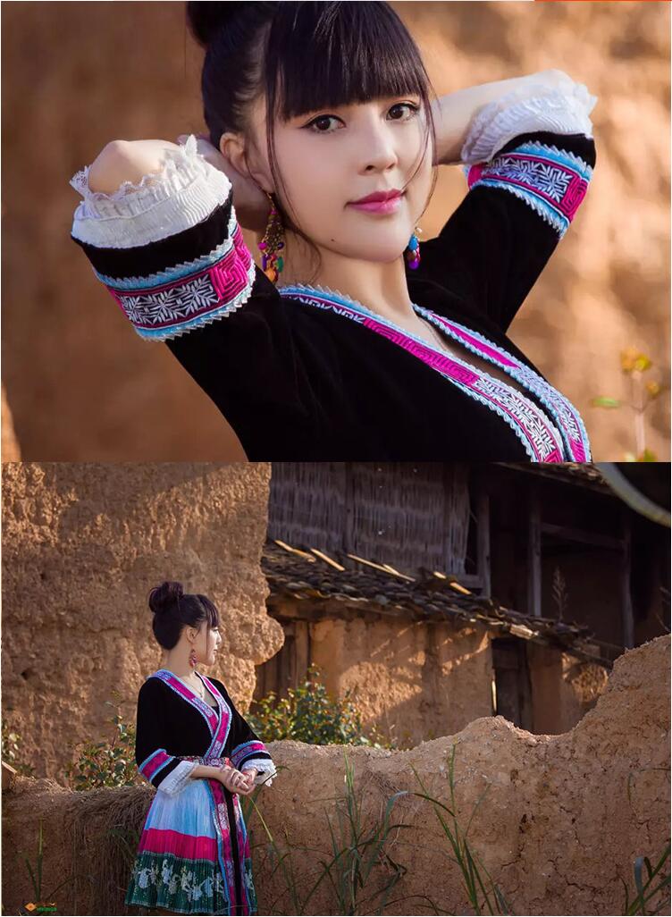 苗族服飾民族風服裝圖片