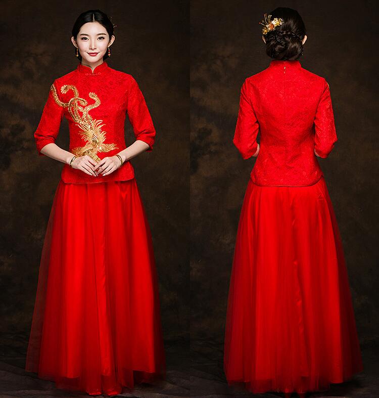 匠心啟航閱讀禮服中式新娘禮服圖片