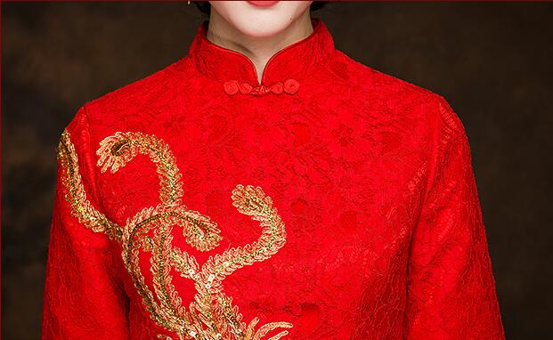 匠心啟航閱讀禮服中式新娘禮服圖片