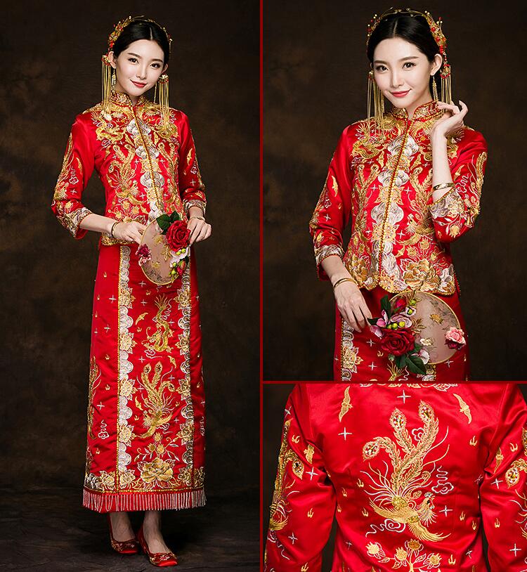 龍鳳褂中式新娘禮服匠心啟航閱讀禮服