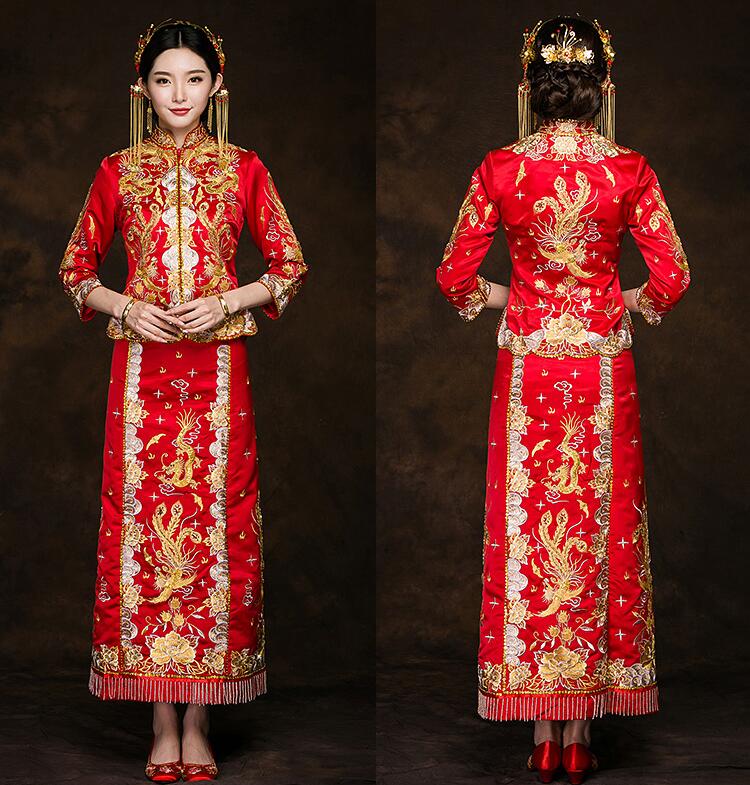 龍鳳褂中式新娘禮服匠心啟航閱讀禮服