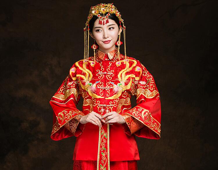 匠心啟航閱讀秀禾服新娘禮服中式婚禮禮服