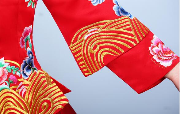 匠心啟航閱讀龍鳳褂嫁衣中式婚禮禮服