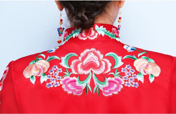 匠心啟航閱讀龍鳳褂嫁衣中式婚禮禮服