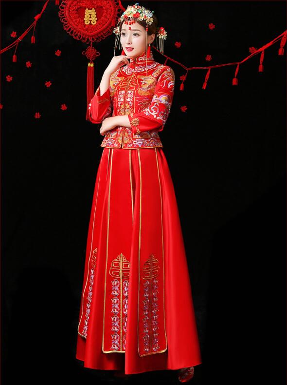 匠心啟航閱讀秀禾服嫁衣中式婚禮禮服