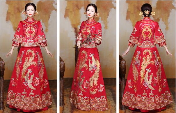 匠心啟航閱讀蘇繡秀禾服嫁衣中式婚禮禮服