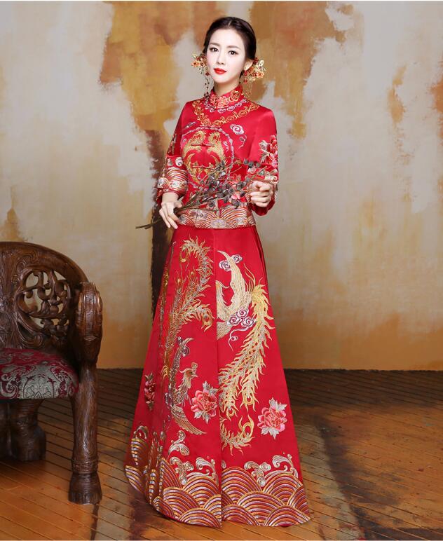 匠心啟航閱讀蘇繡秀禾服嫁衣中式婚禮禮服