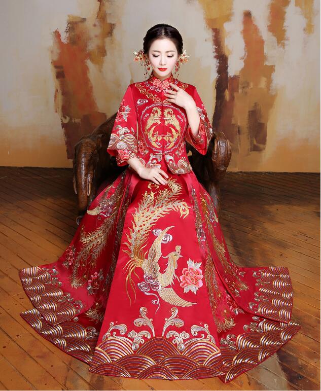 匠心啟航閱讀蘇繡秀禾服嫁衣中式婚禮禮服