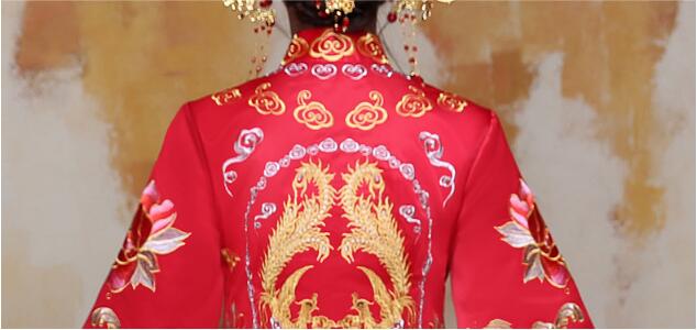 匠心啟航閱讀蘇繡秀禾服嫁衣中式婚禮禮服