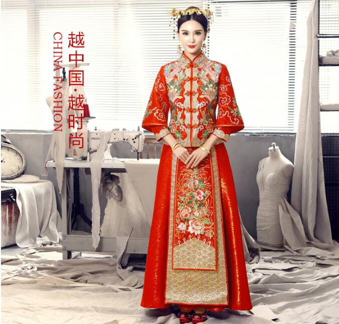 匠心啟航閱讀秀禾服新娘禮服中式婚禮禮服圖片