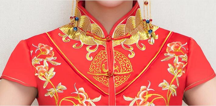 匠心啟航閱讀新娘禮服中式婚禮禮服圖片