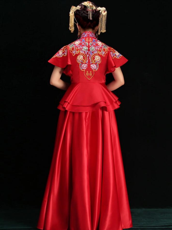 匠心啟航閱讀新娘禮服中式婚禮禮服