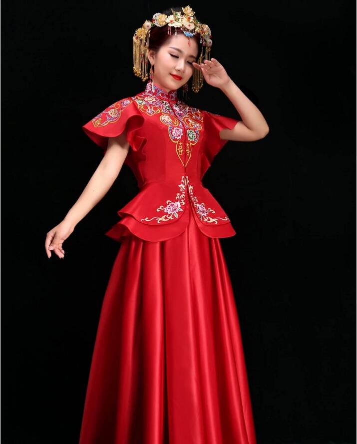 匠心啟航閱讀新娘禮服中式婚禮禮服