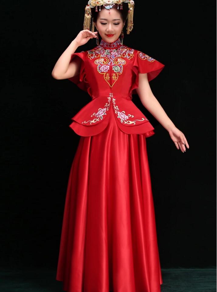 匠心啟航閱讀新娘禮服中式婚禮禮服