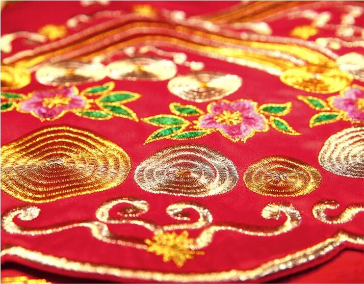 芙蓉彩鳳刺繡匠心啟航閱讀嫁衣中式禮服